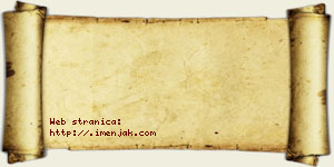 Danijela Perošević vizit kartica